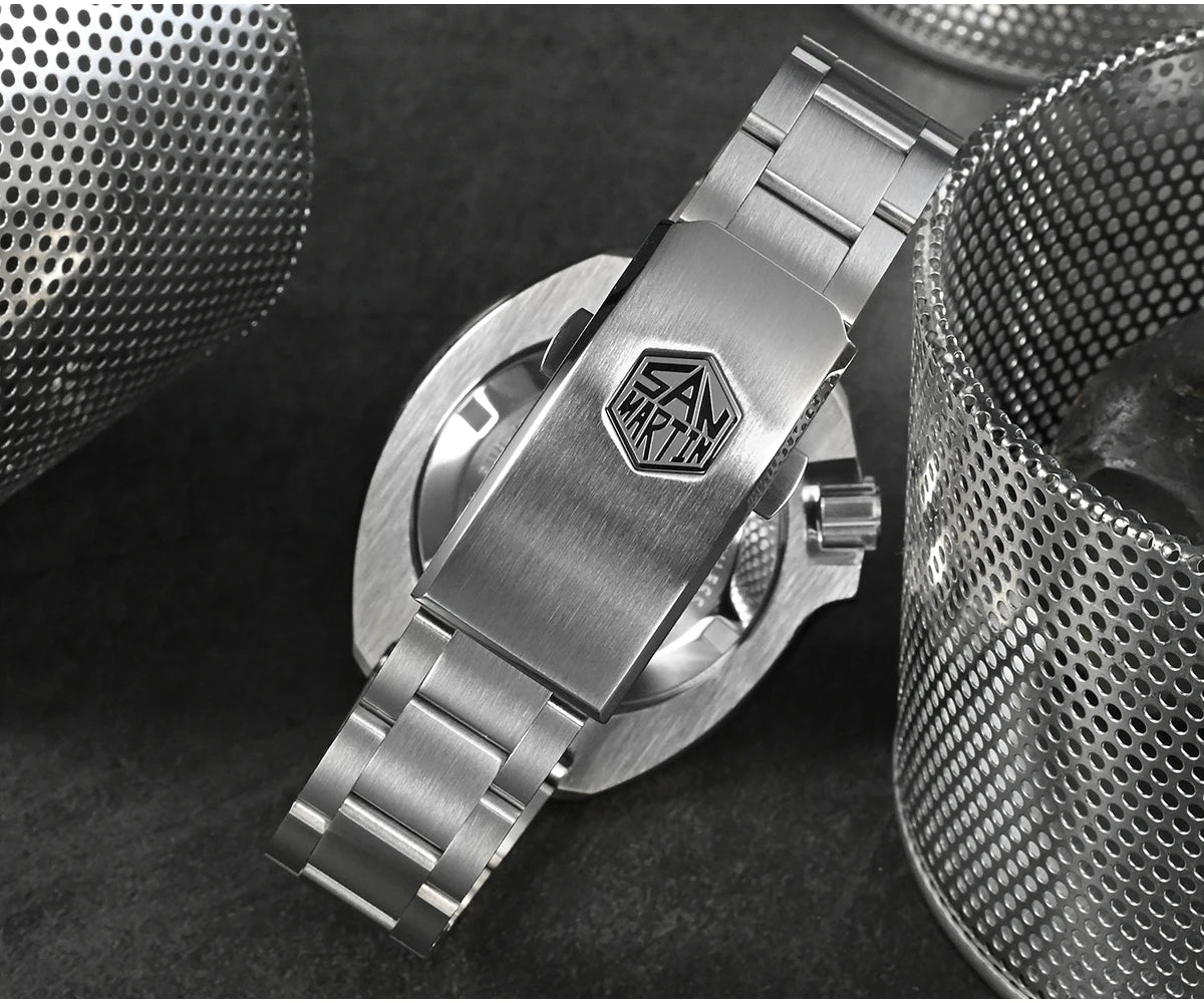 San Martin Turtle Men's Diver Watch 44mm NH35 Automatic Mechanical Wristwatch Sapphire Waterproof 200m Luminous Watches SN0047