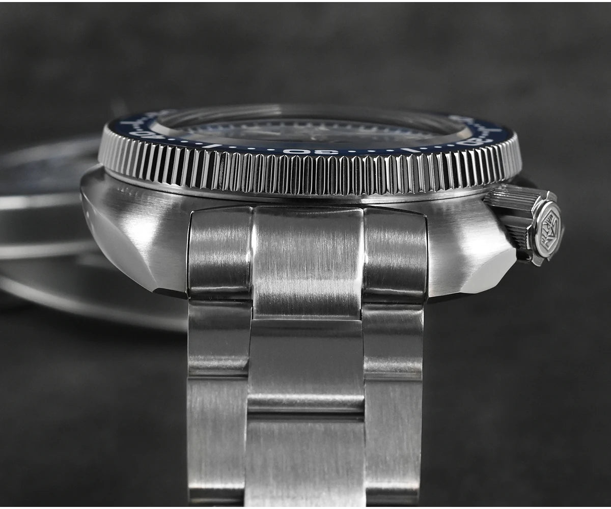 San Martin Turtle Men's Diver Watch 44mm NH35 Automatic Mechanical Wristwatch Sapphire Waterproof 200m Luminous Watches SN0047