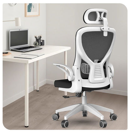 Bluesdeer-Chaise de bureau en maille réglable, chaise de travail à dossier haut, soutien lombaire, repos de sauna réglable, recommandé pour la maison