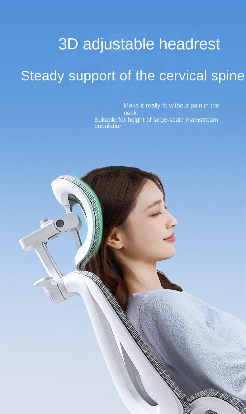 UVR Reclining Boss Chair Sedentary Comfort Mesh Staff Sedentary Comfort Ergonomic Design Backrest Stool Game Office Chair